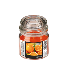 Flavour by GALA Bonbonglas mit Wachsfüllung, MAXI Ø 90 mm · 120 mm orange - Orange